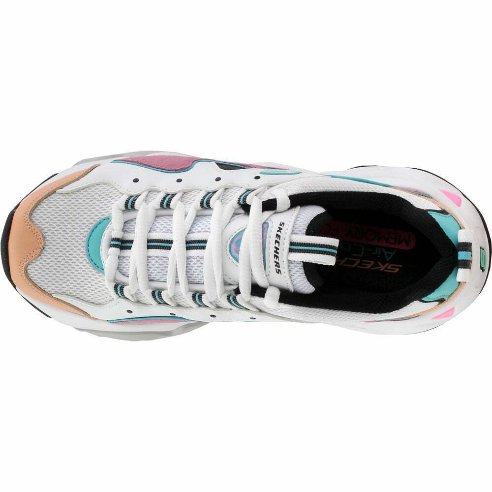 Skechers Women's D'Lites 3 - ZENWAY Memory Foam Lace-up Sneaker White –  HiPopFootwear