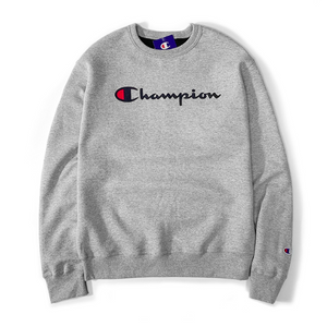 Champion Men's Sweater Classic Script Logo Medium Weight
