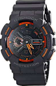 G-Shock GA-110TS-1A4CR  Analog-Digital Watch With Grey Resin Band