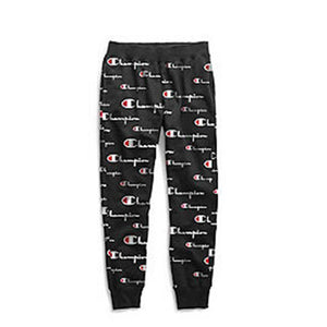 Champion Life Mens Joggers, All Over Logo 