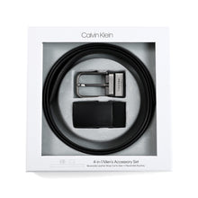 Calvin Klein Calvin Klein belt men genuine leather belt set reversible buckle CK business black brown 74140