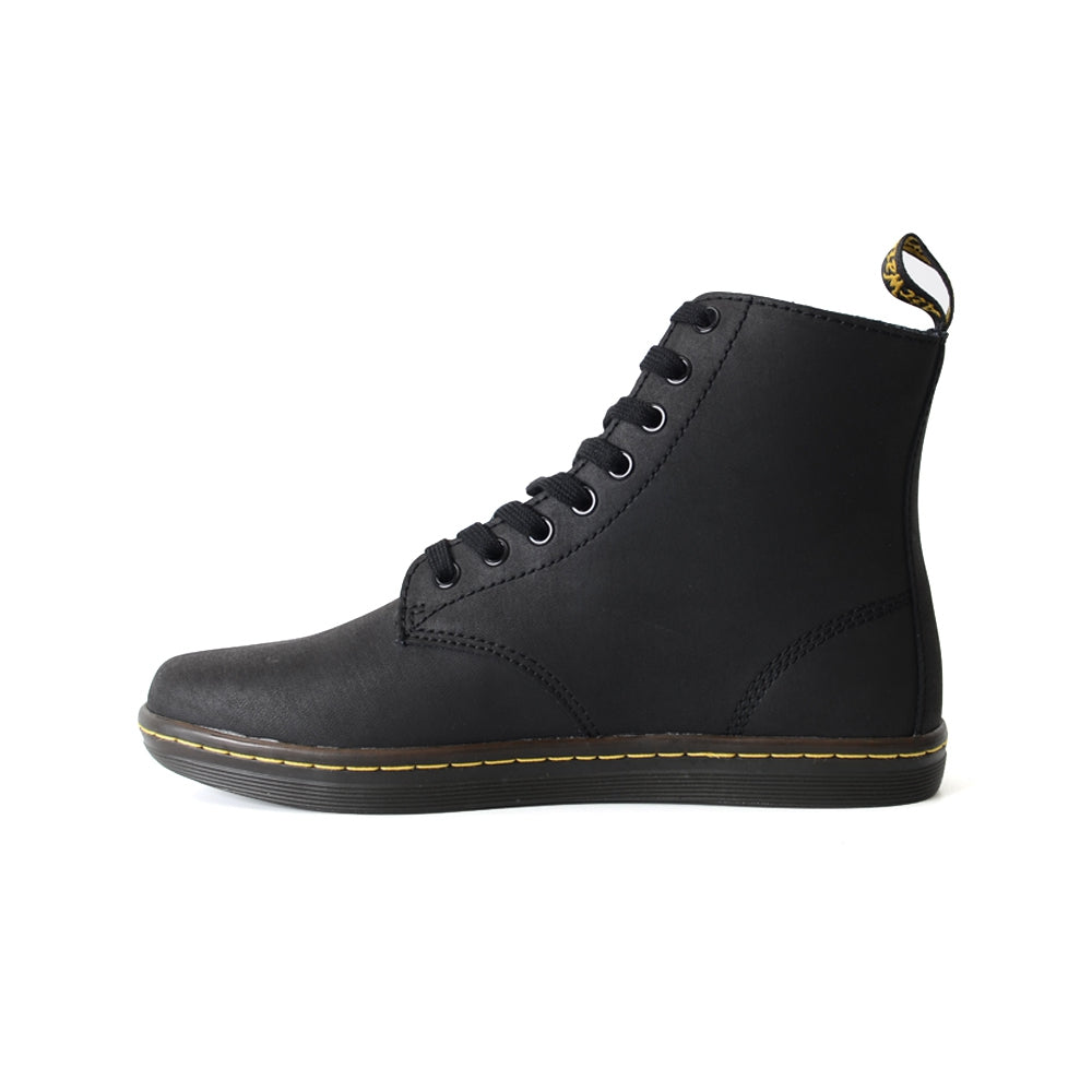 Dr. Martens 8-Eye Boot Adult Unisex OR Men TOBIAS GREASY Leather Black 14524001