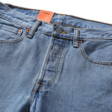 Levi's Men's 501 Original Mid Rise Regular Fit Straight Leg Jeans light stonewash 00501-0134