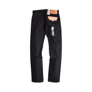 Levi's Men's 501 Original Mid Rise Regular Fit Straight Leg Jeans double black 00501-0660