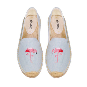 Soludos Embroidered Smoking Slipper