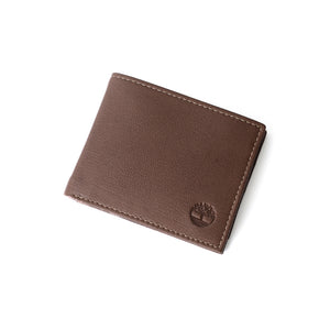 Timberland Men's Leather Wallet With Attached Flip Pocket D10218