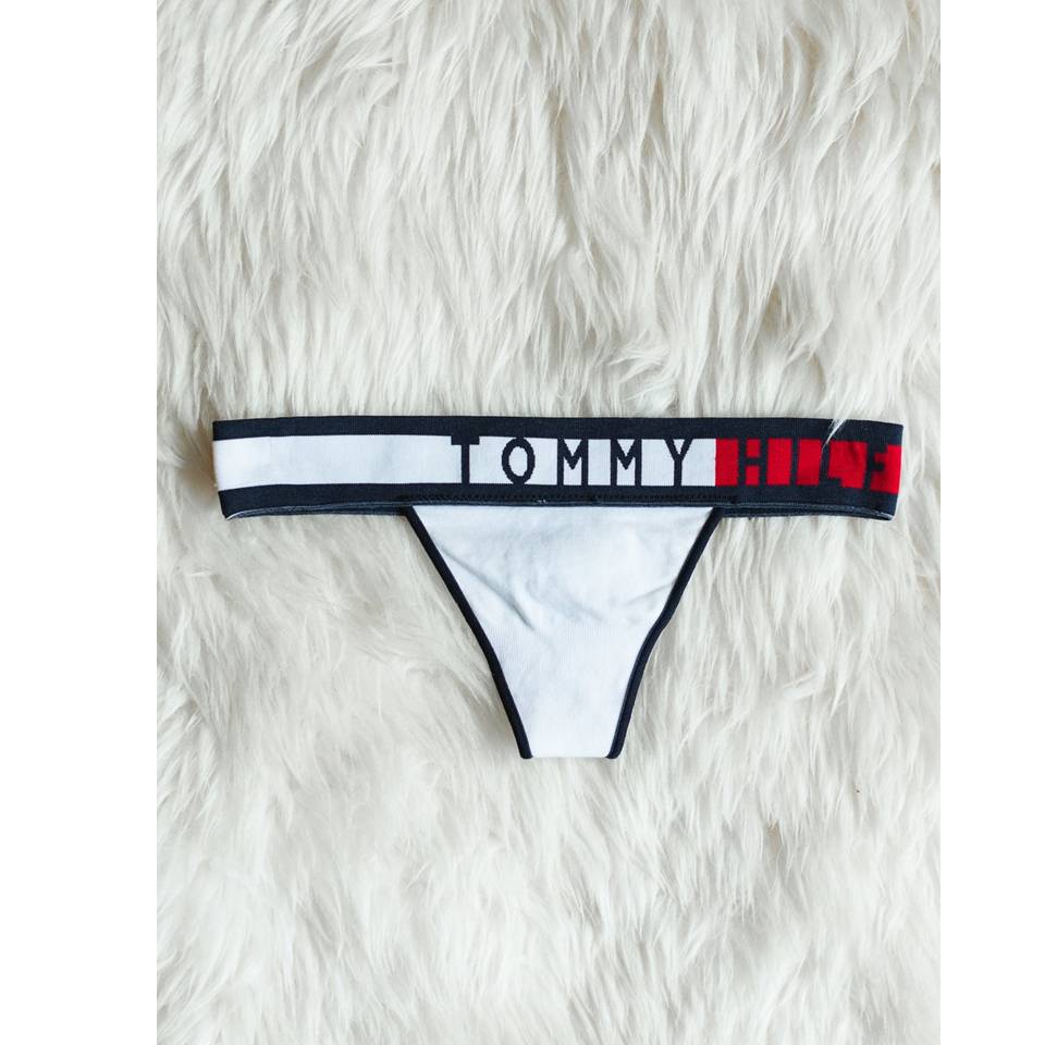  Tommy Hilfiger Women's Seamless Thong Underwear Panty, Apple  RED, L : Clothing, Shoes & Jewelry
