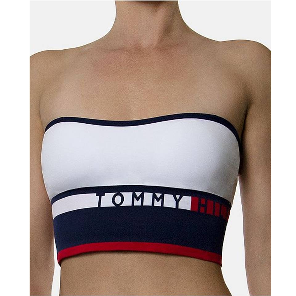 TOMMY HILFIGER Women's Seamless Convertible Longline Bandeau